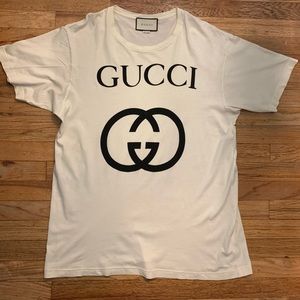 Gucci White New Logo T-Shirt
